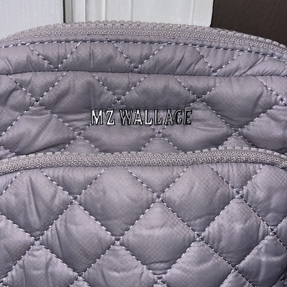 MZ Wallace Quilted Crossbody Bag in Light Purple / Grayish - Picture 2 of 7